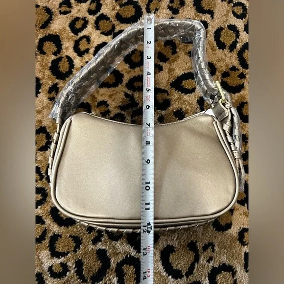 New Jules Kae women's Delilah hand bag in gold. Retails for $130.00. - Picture 4 of 6